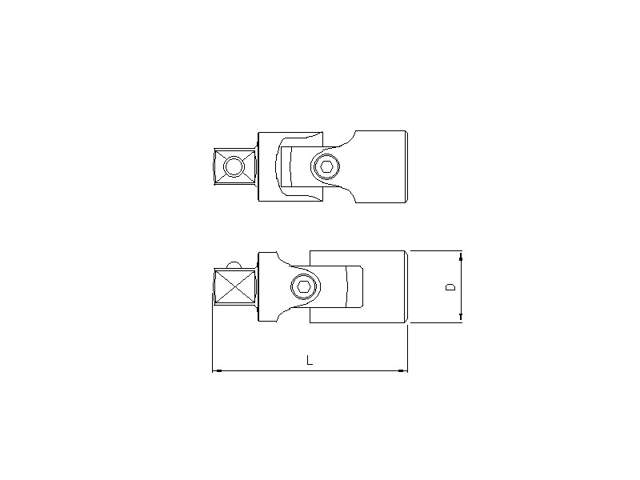 Universal joint 1/4''