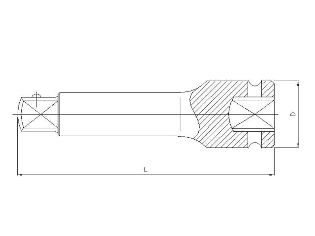 Impact extension 1'' 175mmL