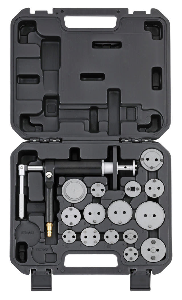 Brake caliper service set, pneumatic 16-pcs.