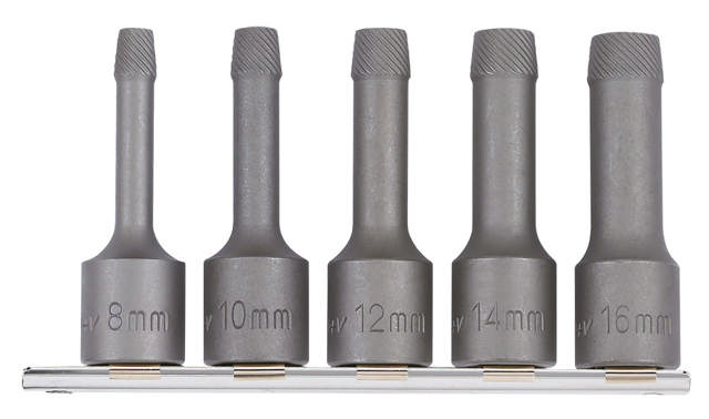 Bolt twister socket set 1/2'', 5-pcs.