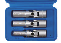 Glow plug socket set 3/8'', 3-pcs.