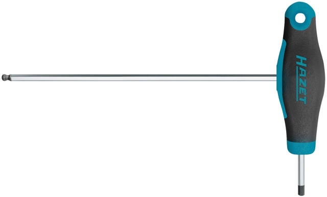 HAZET Screwdriver ∙ with T-handle 829KK-2.5 ∙ Inside hexagon profile ∙ 2.5 mm