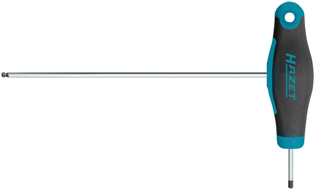 HAZET Screwdriver ∙ with T-handle 829KK-2 ∙ Inside hexagon profile ∙ 2 mm
