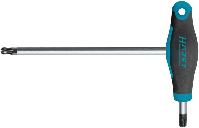 HAZET Screwdriver ∙ with T-handle 829KKT-T30 ∙ Inside TORX® profile ∙ T30