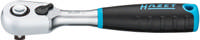 HAZET HiPer fine-tooth reversible ratchet ∙ safety locking 863HPS ∙ Square, solid 6.3 mm (1/4 inch)