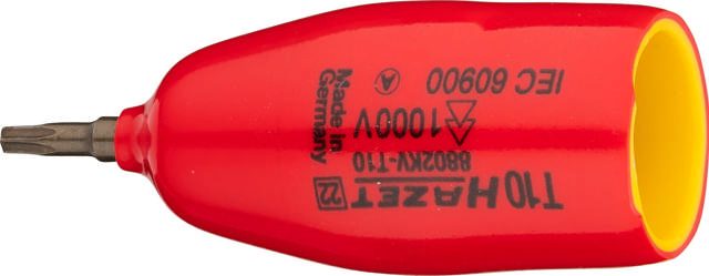 HAZET Screwdriver socket 8802KV-T10 ∙ Square, hollow 10 mm (3/8 inch) ∙ Inside TORX® profile ∙ T10