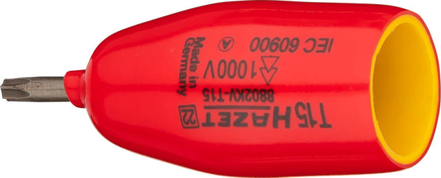 HAZET Screwdriver socket 8802KV-T15 ∙ Square, hollow 10 mm (3/8 inch) ∙ Inside TORX® profile ∙ T15