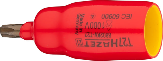 HAZET Screwdriver socket 8802KV-T27 ∙ Square, hollow 10 mm (3/8 inch) ∙ Inside TORX® profile ∙ T27