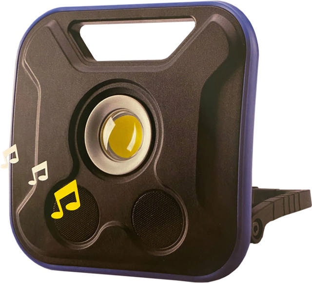 BATO Arbejdslampe 20W med 5W Bluetooth højtaler