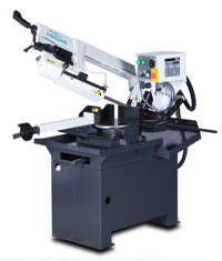 PEGAS Båndsav model 230x280 GH-LR manuel Med savbuedæmper & kølevandsanlæg, smig H+V