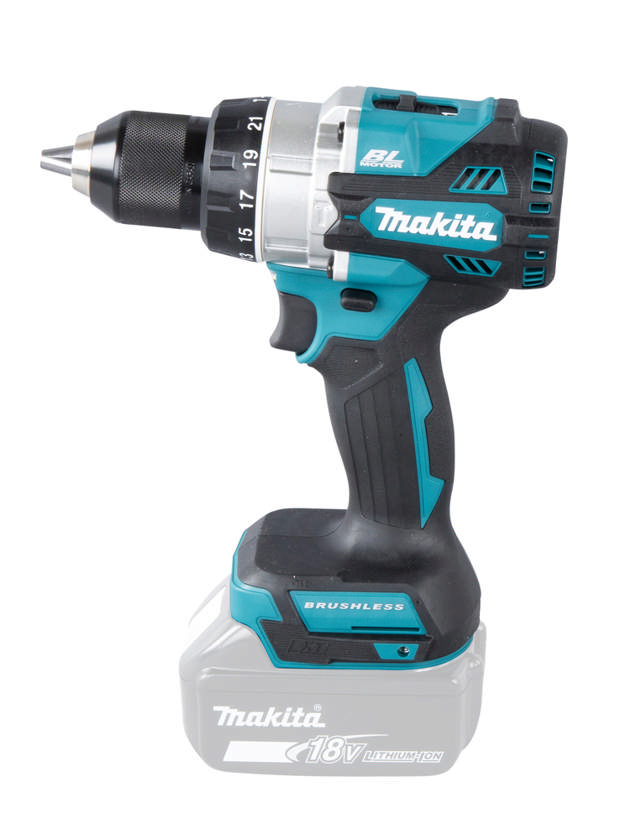 Makita akku boremaskine DDF486Z 1-13mm 18V kulløs Leveres som solo maskine
