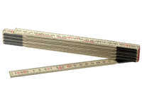 Hultafors tommestok 2mtr.mm/mm korte led træ 59-2-12