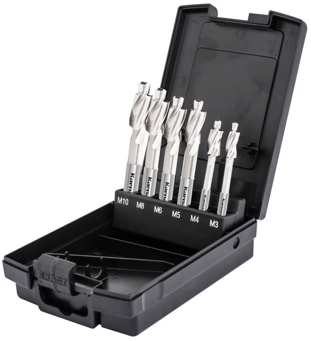 Karnasch FladSænkersæt M3-M10 HSSX-E Medium tolerance