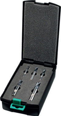 Phantom VHM fræsesæt FINSKRUP Ø4-6-8-10-12 mm 4-sk. TiALN belagt