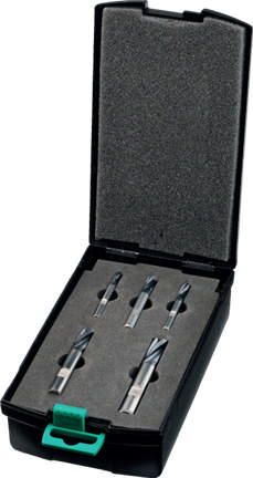 Phantom VHM fræsesæt FINSKRUP Ø4-6-8-10-12 mm 4-sk. TiALN belagt