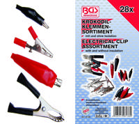 BGS Krokodilleklemmesortiment. 28 dele