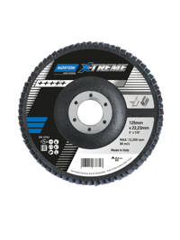Norton Lamelrondel 125x22 K40 X-Treme X860 konveks