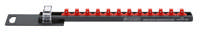 1/4'' Socket rail with 12 clips