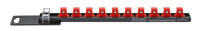 1/2'' Socket rail with 10 clips