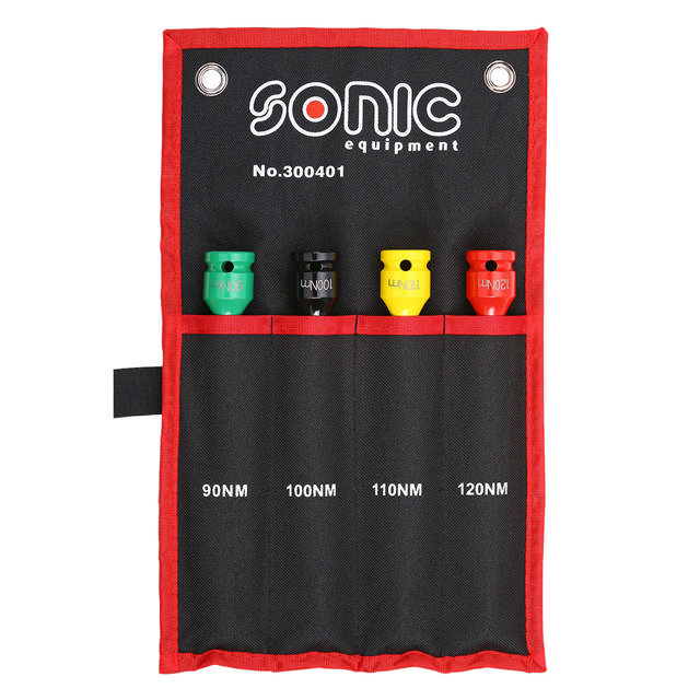 Torsion extension set 1/2'', 4-pcs