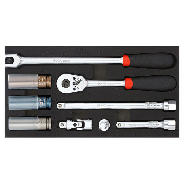 Accessory set 1/2'', SFS 1/3 9-pcs