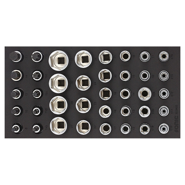 Bit socket set 1/2'', SFS 1/3 38-pcs