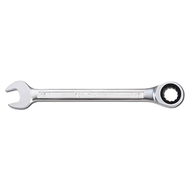 Flat ratcheting wrench 12pt. 10