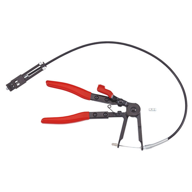 Flexible cable hose clamp removing pliers