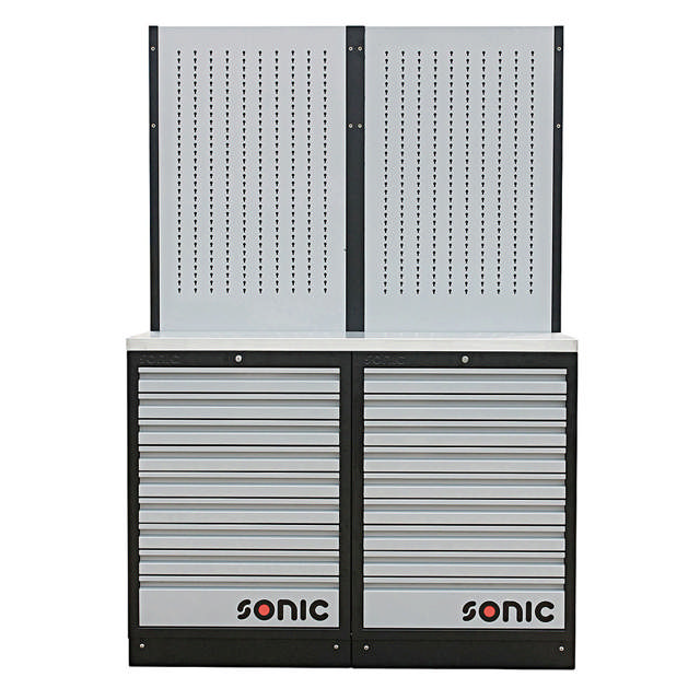 MSS 1348mm setup with stainless steel worktop