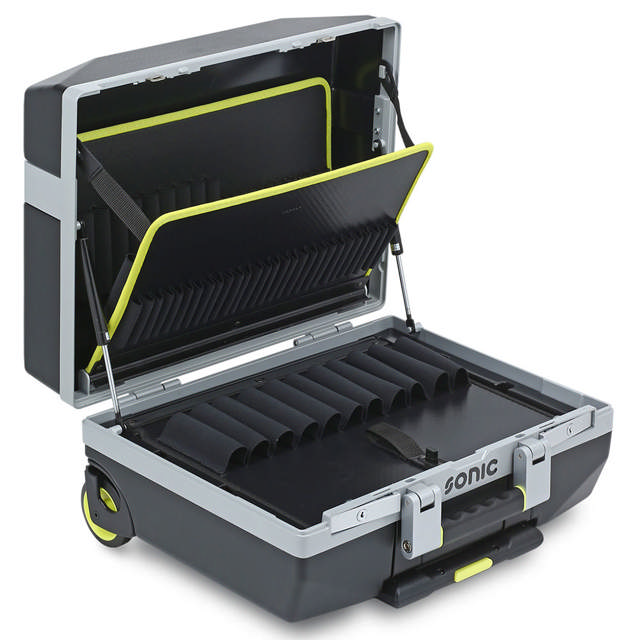 Portable case trolley XL with gas springs