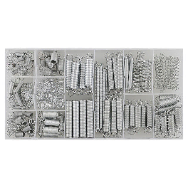 Assortment of tensile and compression springs 200pcs