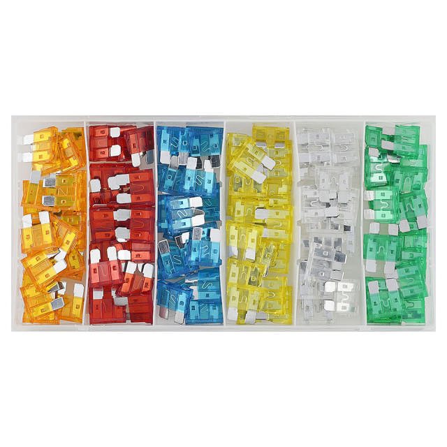 Assortment of automotive fuses 120pcs