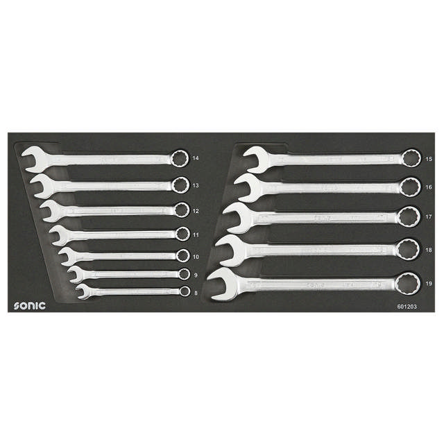 Combination wrench set for toolbox 4730414, 12-pcs