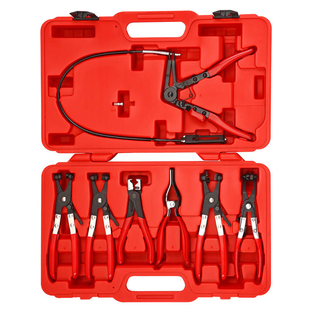Hose clamp pliers set 7-pcs.