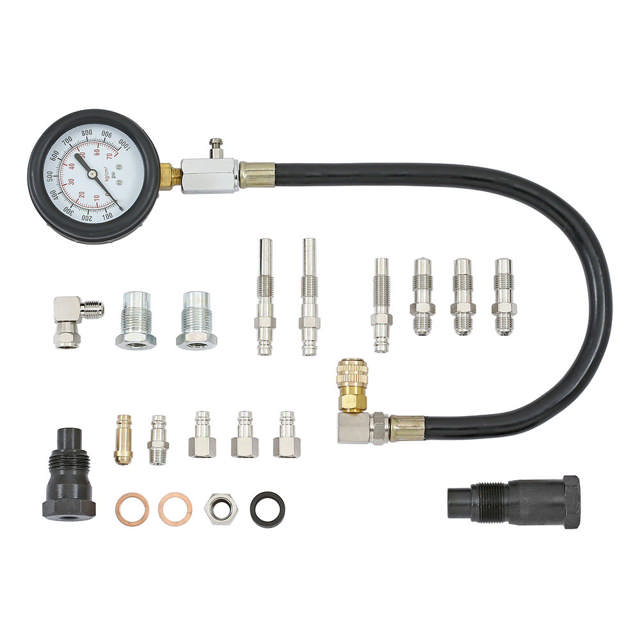 Cylinder pressure meter set