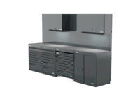 MSS+ composite worktop full height setup