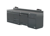 MSS+ composite worktop half height setup