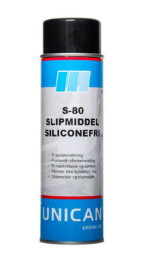 Unican Slipmiddel Siliconefri S-80 500ml.