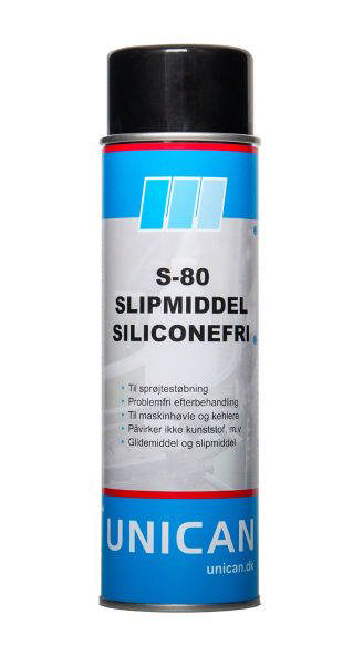 Unican Slipmiddel Siliconefri S-80 500ml.