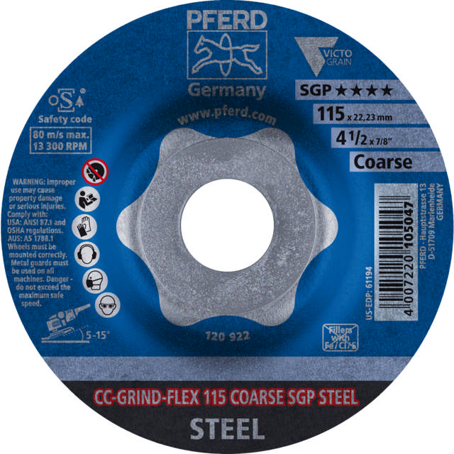 CC-GRIND-FLEX 115 COARSE SGP STEEL