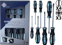 Bato Skruetrækkersæt kærv/Pz 7 dele